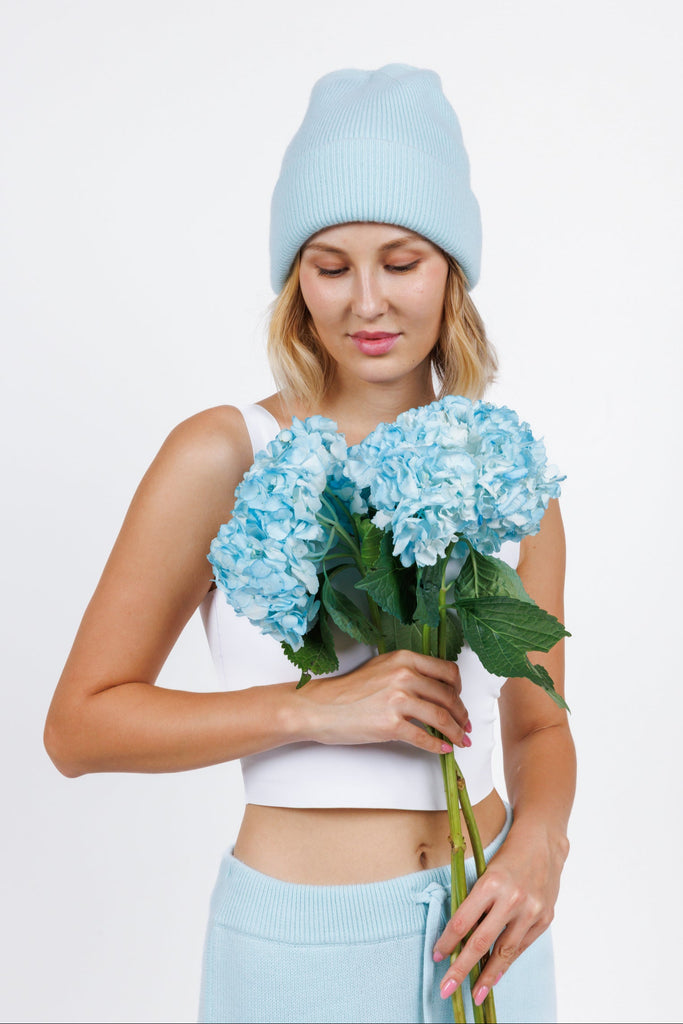 cashmere wool sweater beanie for women at shop AASHKA
