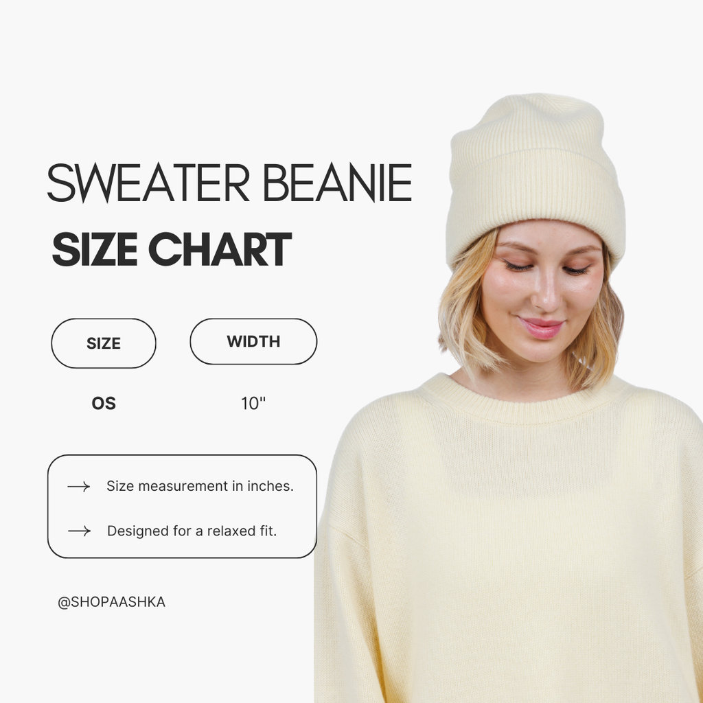 minimalist cashmere wool sweater beanie in Butter Yellow color for women at shop AASHKA
